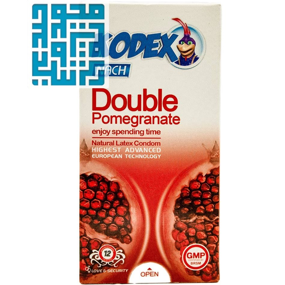 کاندوم تنگ کننده دابل اناری ناچ کدکس 12 عددی ا Kodex Double Pomegranate