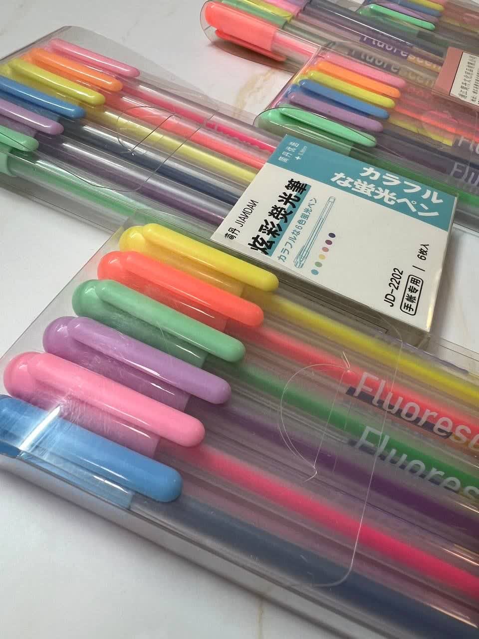 خودکارهای شش رنگ پاستیلی