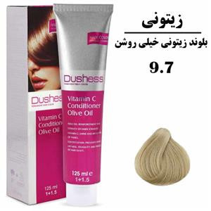 رنگ موی بلوند زیتونی خیلی روشن دوشس سری زیتونی شماره ۹٫۷ DUSHESS