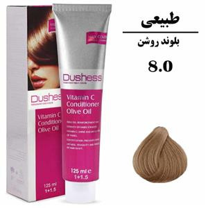 رنگ موی بلوند روشن دوشس سری طبیعی شماره ۸٫۰ DUSHESS