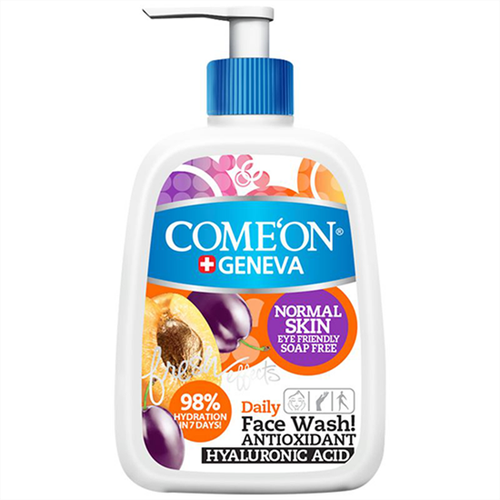 ژل شستشوی صورت کامان مخصوص پوست های نرمال 500 میلی لیتر Comeon Normal Skin Face Wash