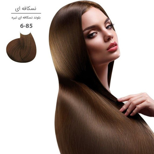 رنگ مو مارال سری نسکافه مدل بلوندنسکافه ای تیره شماره 6.85