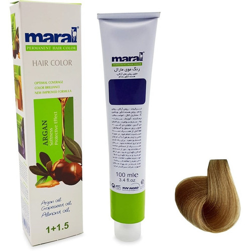 رنگ مو مارال سری نسکافه ای شماره 7.85 رنگ بلوند نسکافه ای متوسط حجم 100 میلی لیتر