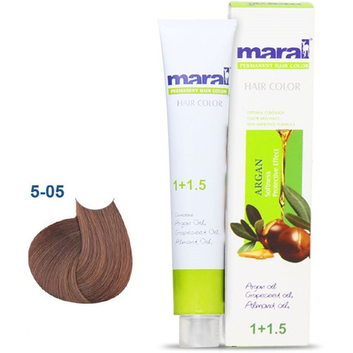 مارال رنگ مو سری تنباکویی قهوه ای تنباکویی روشن شماره 05-5 ا