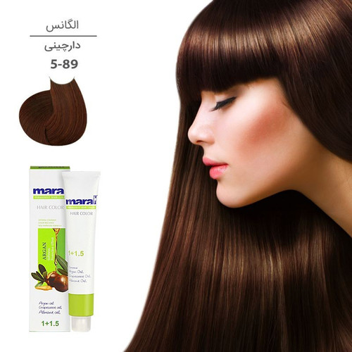 رنگ مو مارال سری الگانس شماره 5.89 رنگ دارچینی حجم 100ml