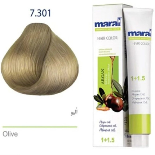 رنگ مو مارال سری ترکیبی شماره 7.301 ترکیبی الیو حجم 100ml