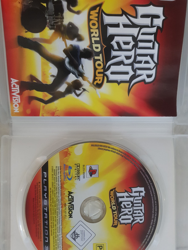 دیسک بازی پلی استیشن ۳ playstation 3 ps3 Guitar Hero World Tour اصلی اورجینال کامل