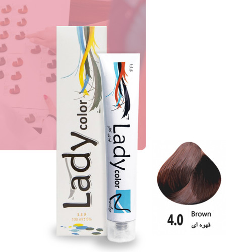 رنگ مو قهوه ای متوسط لیدی کالر4.0