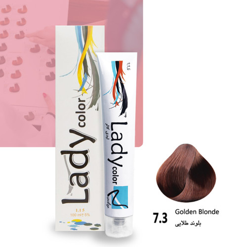 رنگ موبلوندطلایی متوسط لیدی کالر 7.3