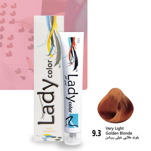 رنگ موبلوندطلایی خیلی روشن لیدی کالر9.3