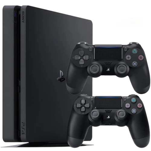 کنسول بازی سونی (کپی خور) PS4 Slim | حافظه 1 ترابایت به همراه یک دسته اضافه ا PlayStation 4 Slim (Copy Set) 1TB + 1 extra controller کارکرده