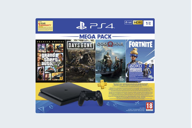 Ps4 slim 1tb کپی خور کارکرده فول گیم انتخابی