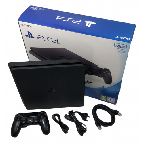 Ps4 slim 500 copy با تمام متعلقات اصلی کارکرده