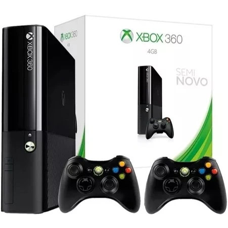 کارکرده (اصلی) کنسول بازی مایکروسافت Xbox 360 Super Slim | حافظه 250 گیگابایت همراه با دسته اضافه اصلی (دو دسته سیم دار است)