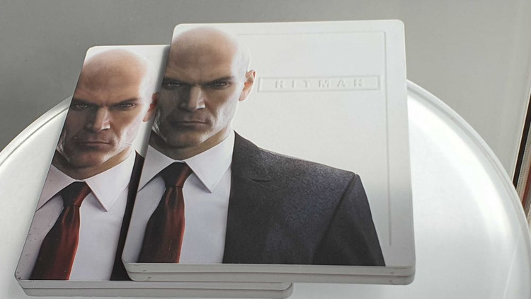 دیسک بازی HITMAN 1 مخصوص ps4 | نسخه استیل بوک کارکرده در حد نو