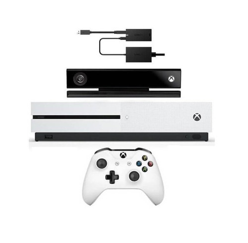 کنسول بازی مایکروسافت ایکس باکس وان اس یک ترا Xbox One S | حافظه 1 ترابایت + کینکت. (کارکرده) تک دسته