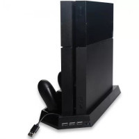 Ps4 fat 1tb کپی خور فول گیم دو دسته با پایه فن کارکرده