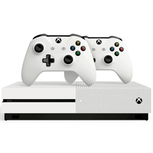 کنسول بازی مایکروسافت Xbox One S | حافظه 1 ترابایت + یک دسته اضافه (کارکرده)