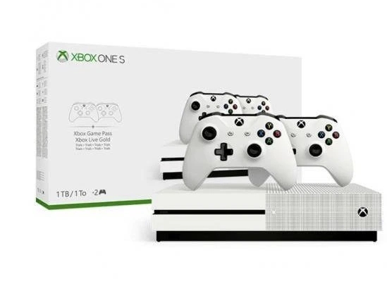 کنسول بازی مایکروسافت مدل Xbox One S ظرفیت ۱ ترابایت با ۲ دسته کارکرده
