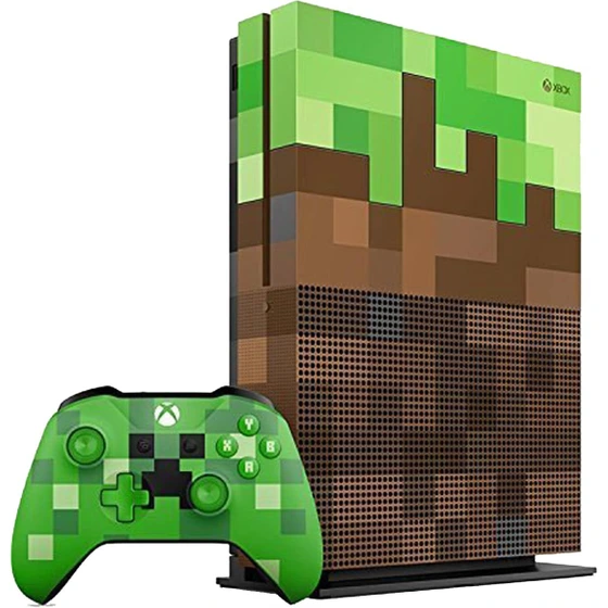 کنسول بازی مایکروسافت مدل Xbox One S Minecraft Limited Edition کارکرده