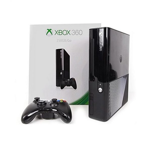 (اورجینال و اصل) کنسول بازی مایکروسافت (کارکرده) Xbox 360 Super Slim | حافظه 250 گیگابایت کارکرده (دو دسته سیمی) فول گیم