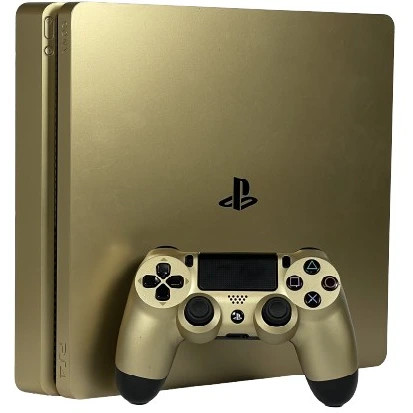 کنسول بازی سونی پلی استیشن ۴ اسلیم Gold Edition CUH-2016A - 1 دسته / 500 گیگابایت کارکرده فول گیم انتخابی