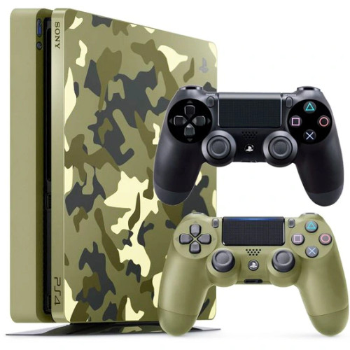 کنسول بازی سونی استوک PS4 Slim Call of Duty WW2 | حافظه 1 ترابایت + یک دسته اضافه کارکرده فول گیم انتخابی